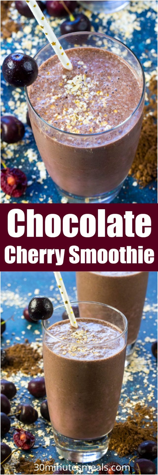 CHOCOLATE CHERRY SMOOTHIE - 30 minutes meals