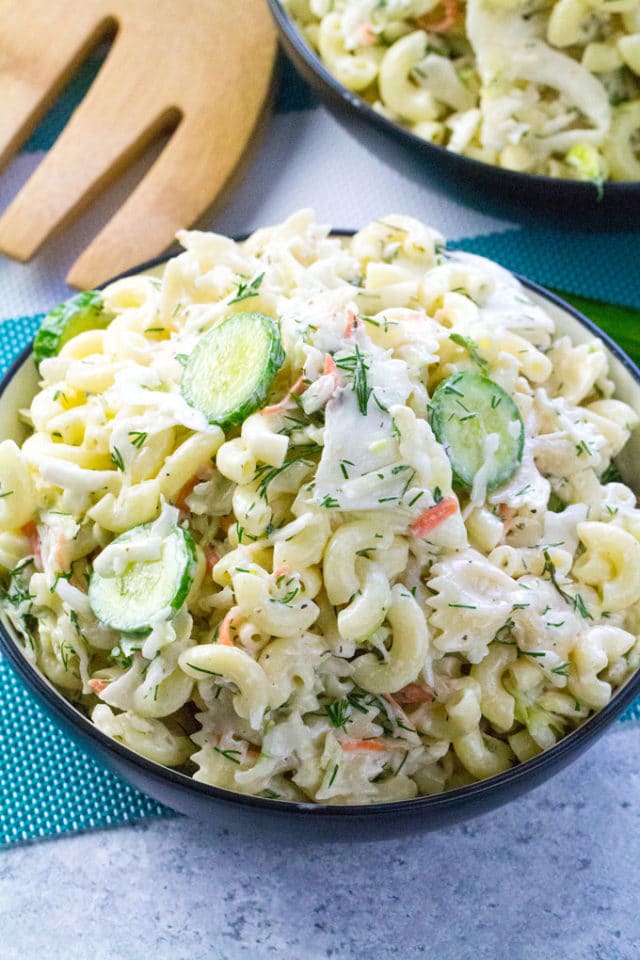 Crunchy Coleslaw Pasta Salad 30 Minutes Meals