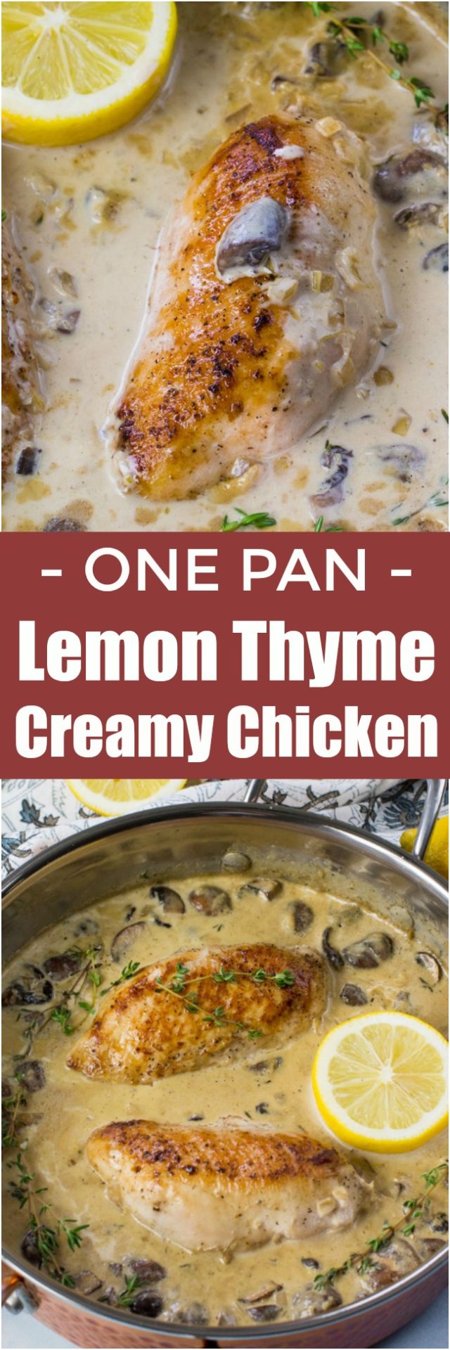 Lemon Thyme Chicken - One Pan - 30 minutes meals