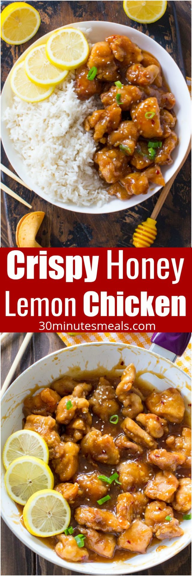 Crispy Honey Lemon Chicken - 30 minutes meals