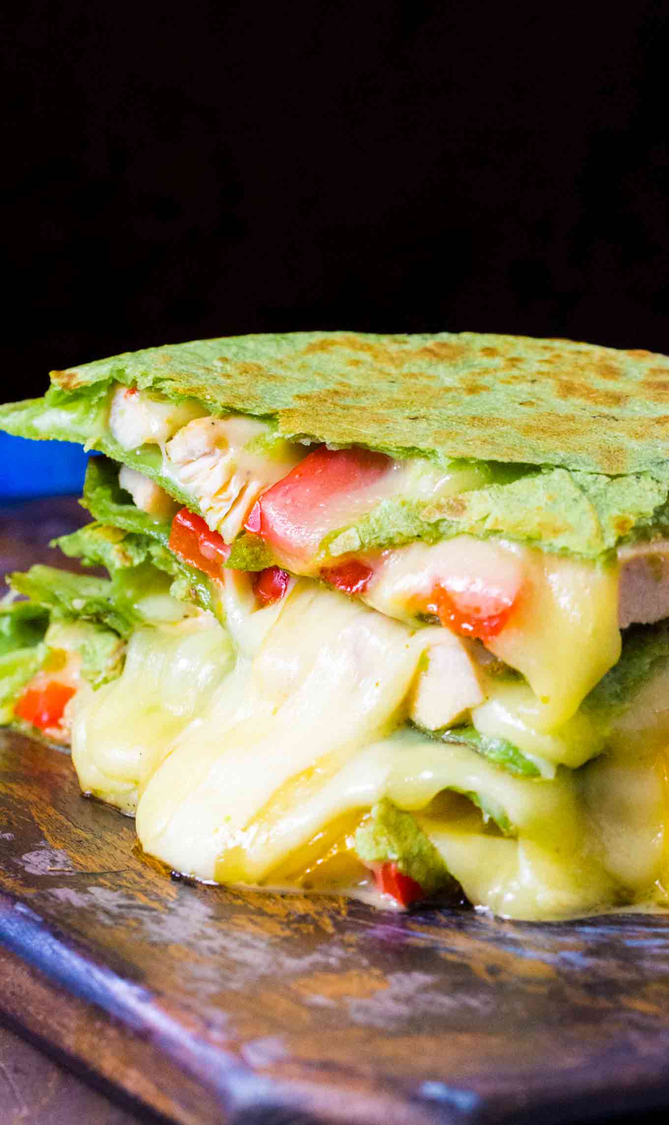 Cheesy Chicken Fajita Quesadilla Recipe - 30 minutes meals