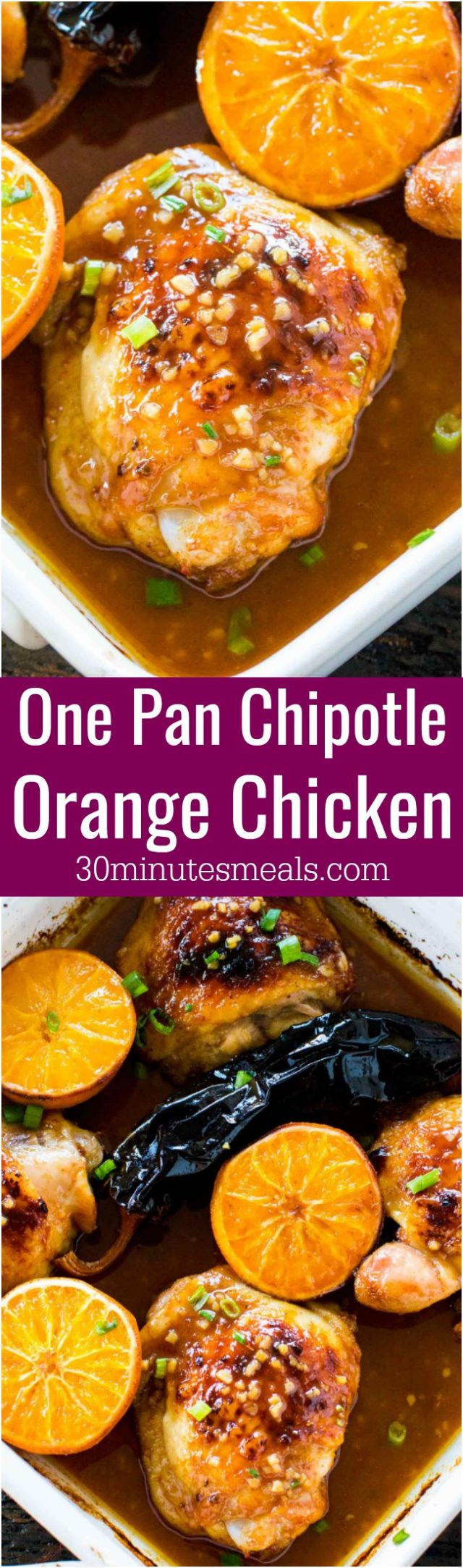 Chipotle Orange Chicken One Pan 30 minutes meals