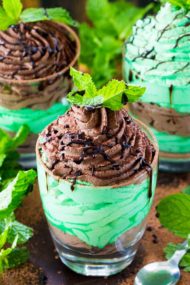 Chocolate Mint Mousse made with just a few ingredients is a flavorful and creamy take on the classic, more labor intensive mousse.