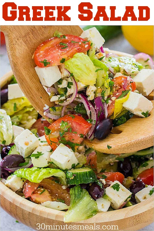 Traditional Greek Salad Recipe & ingredients