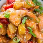 Healthier Sweet and Sour Shrimp