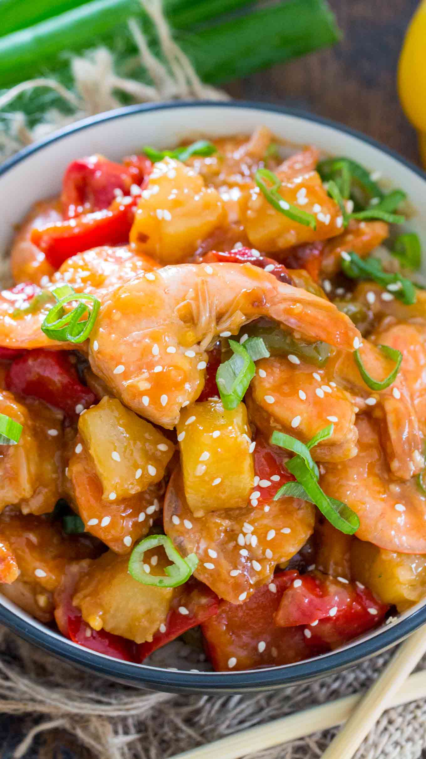 Sweet and Sour Shrimp Recipe - 30 minutes meals