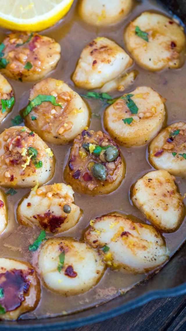 Lemon Garlic Scallops Recipe - 30minutesmeals.com