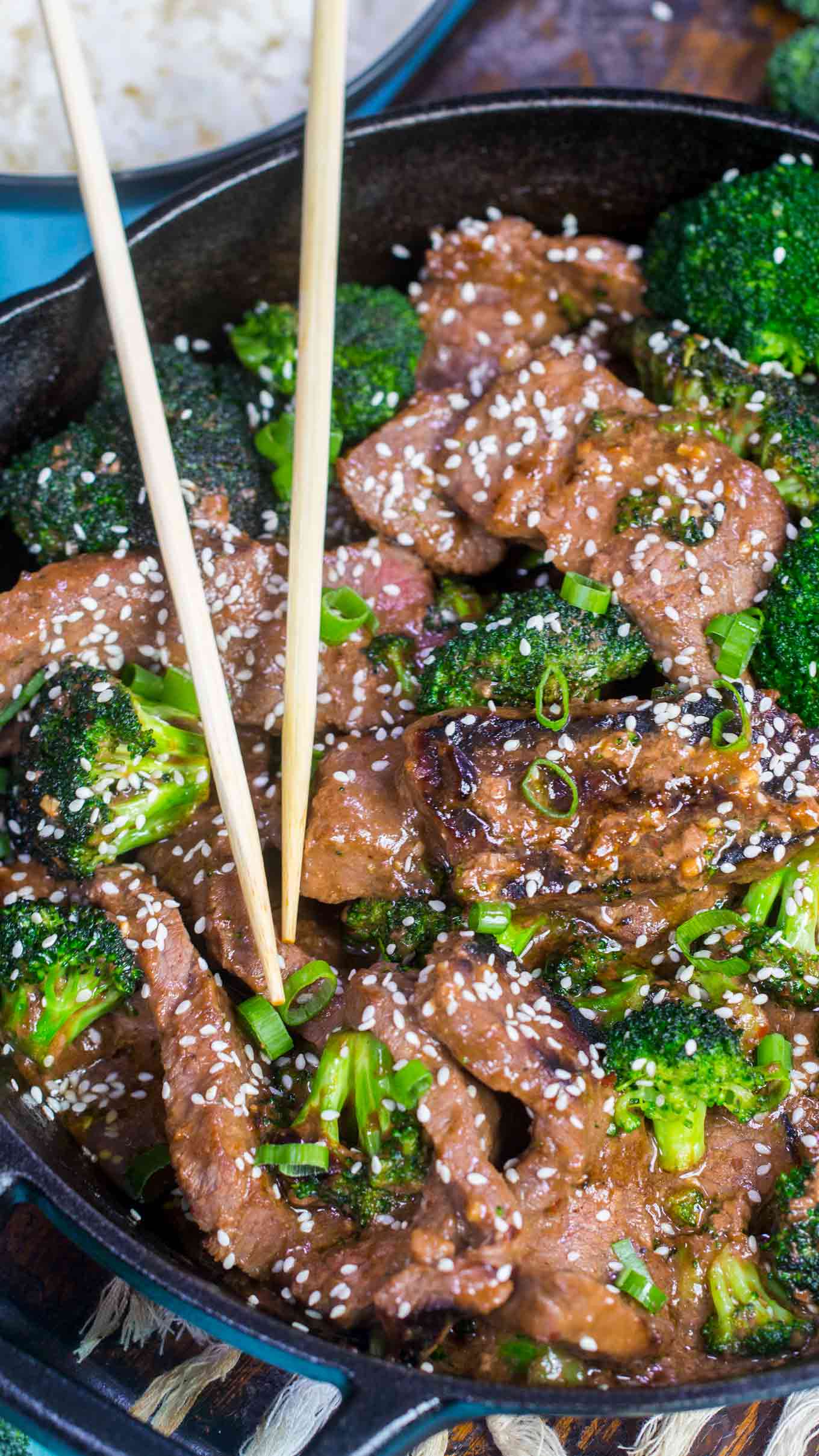 Beef and Broccoli Stir Fry One Pan 30 minutes meals