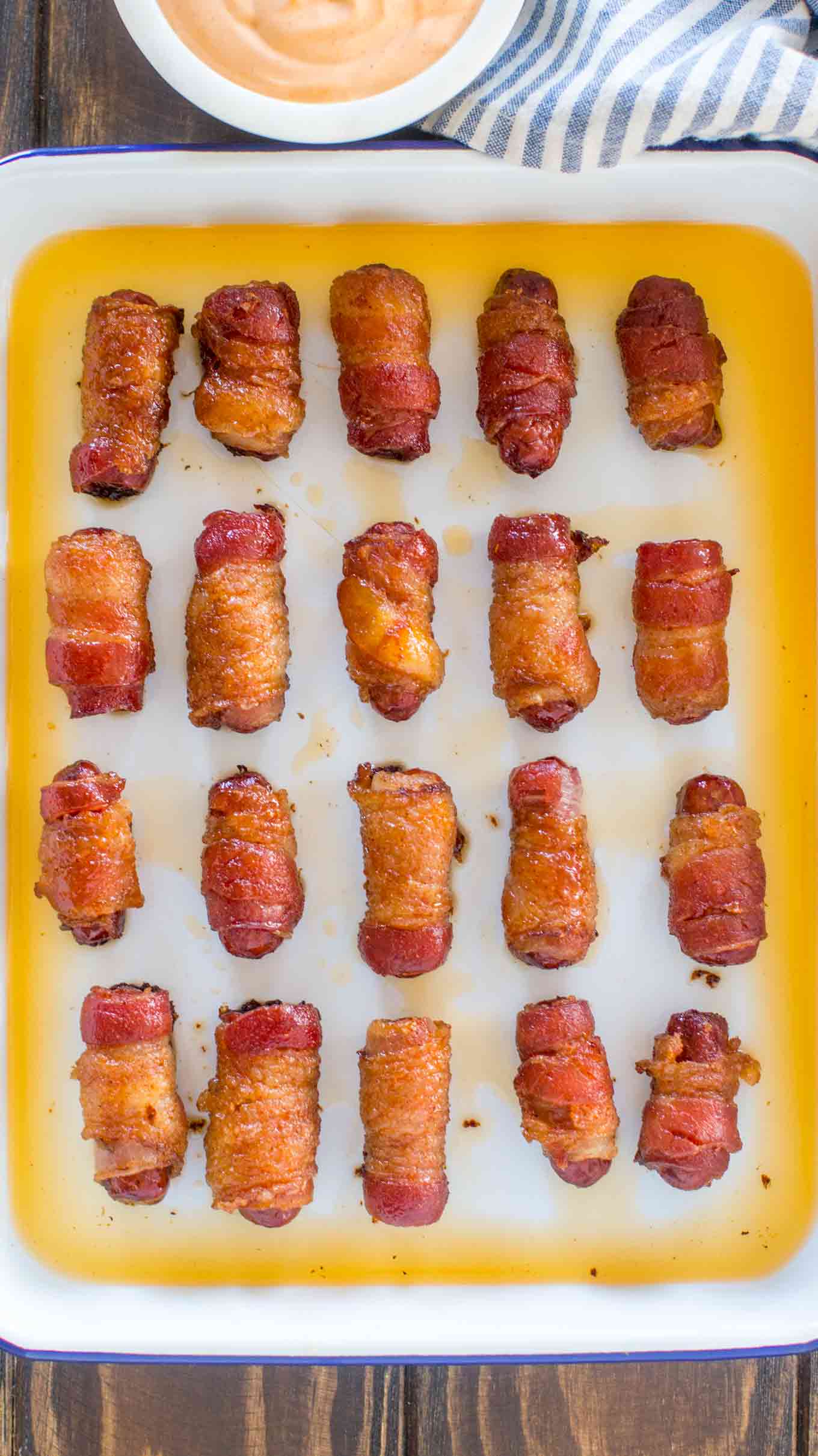 Bacon Wrapped Smokies only 6 Ingredients! 30 minutes meals