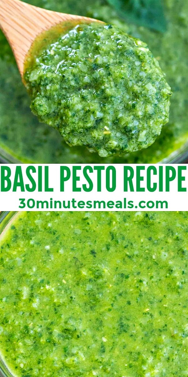 Easy Basil Pesto Recipe pin