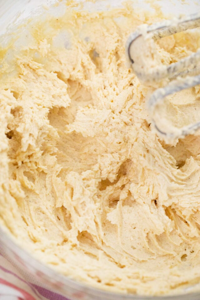 Creamy butter for spiced buttered rum.