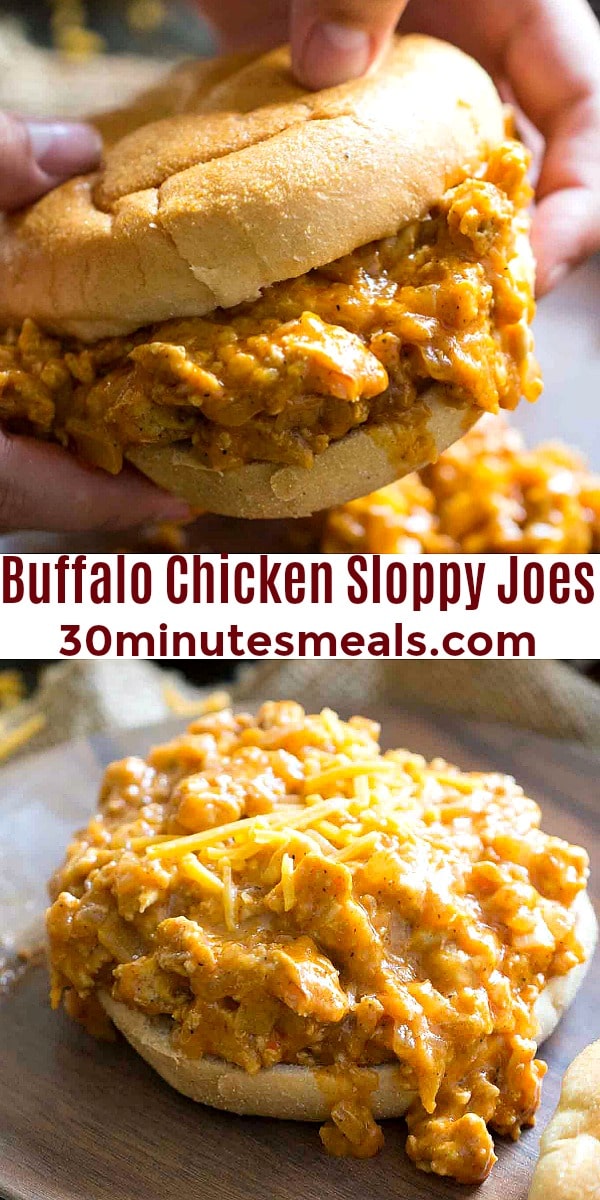Photo of Buffalo Chicken Sloppy Joes