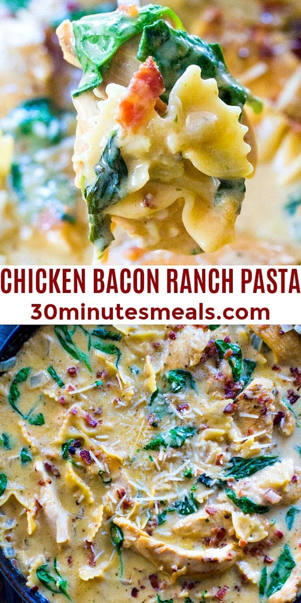 Photo of Chicken Bacon Ranch Pasta