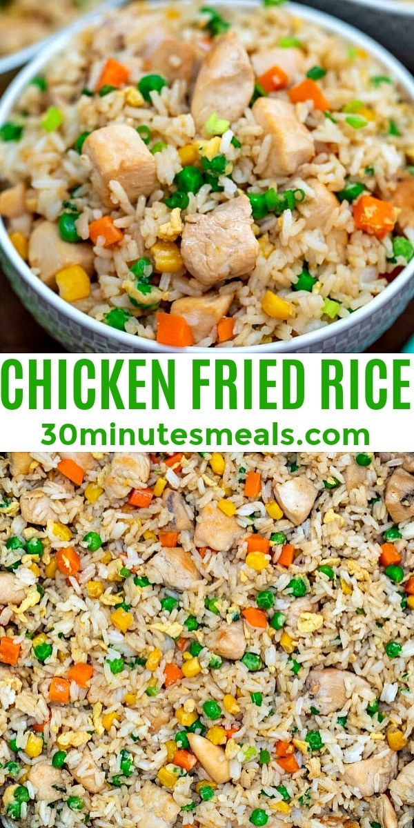 Better Than Takeout Chicken Fried Rice - The Cookin Chicks