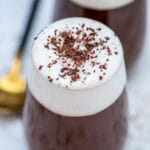 Irish coffee is a cocktail made of freshly brewed coffee, whiskey, maple syrup, and topped with whipped cream. #irishcoffee #cocktails #stpatrick #stpatricksday #30minutemeals