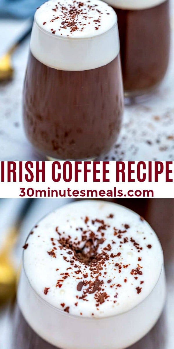 Photo of Irish Coffee Recipe pin