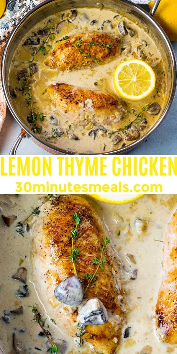 lemon thyme recipes chicken