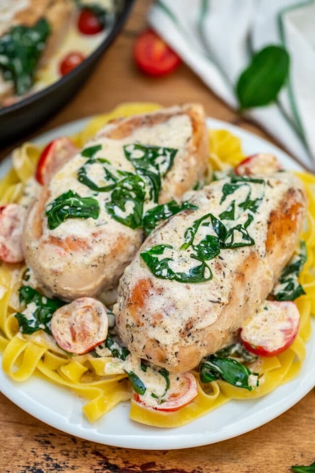 Creamy Tuscan Chicken Recipe - 30minutesmeals.com