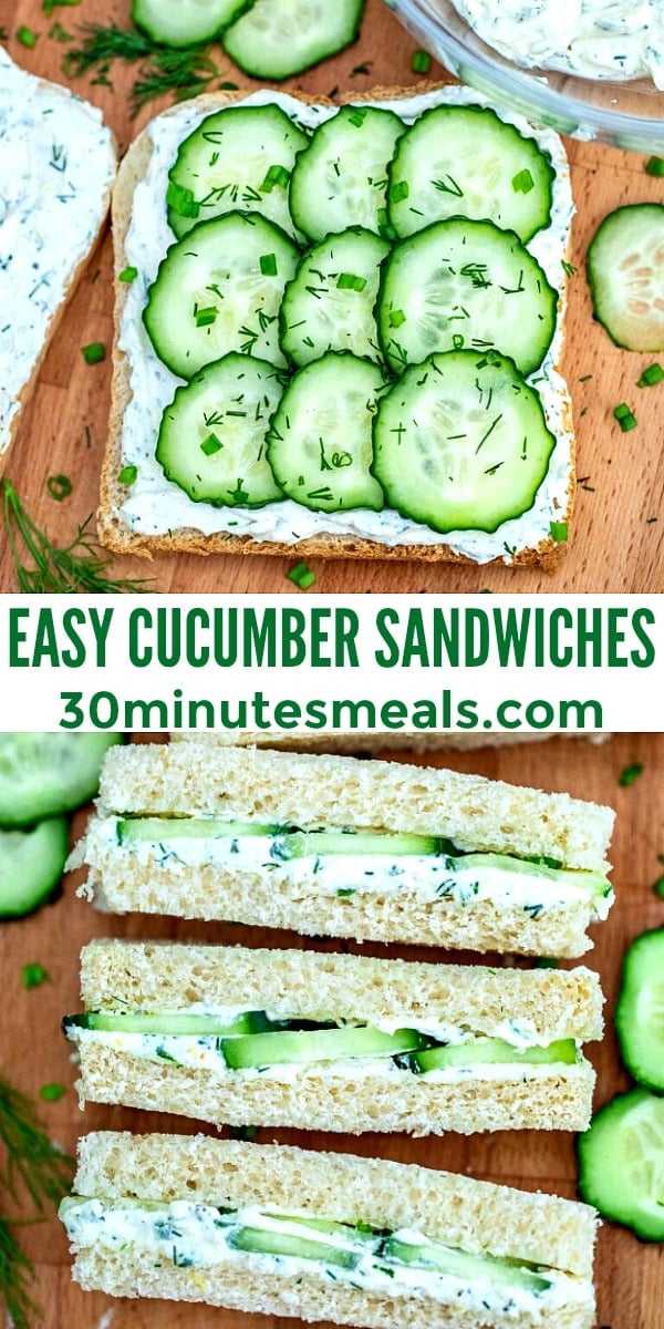 Cucumber Sandwiches Recipe [Video] - 30 minutes meals