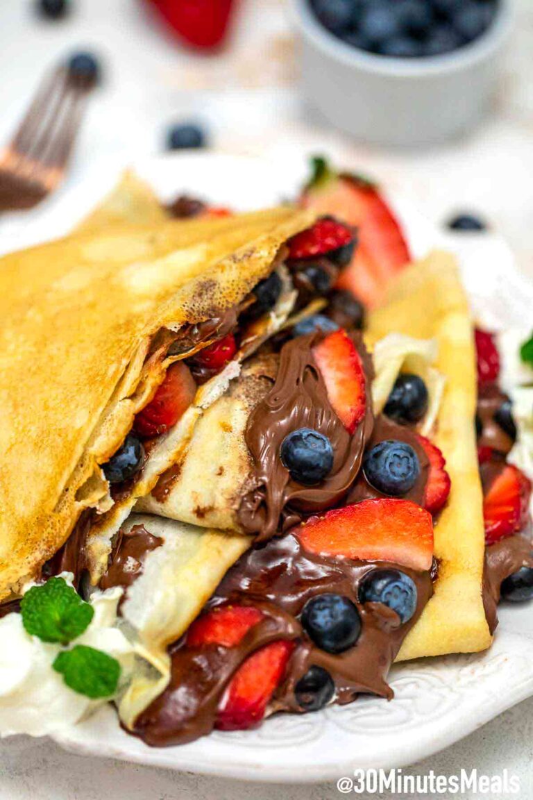 Easy Crepes Recipe 30 minutes meals