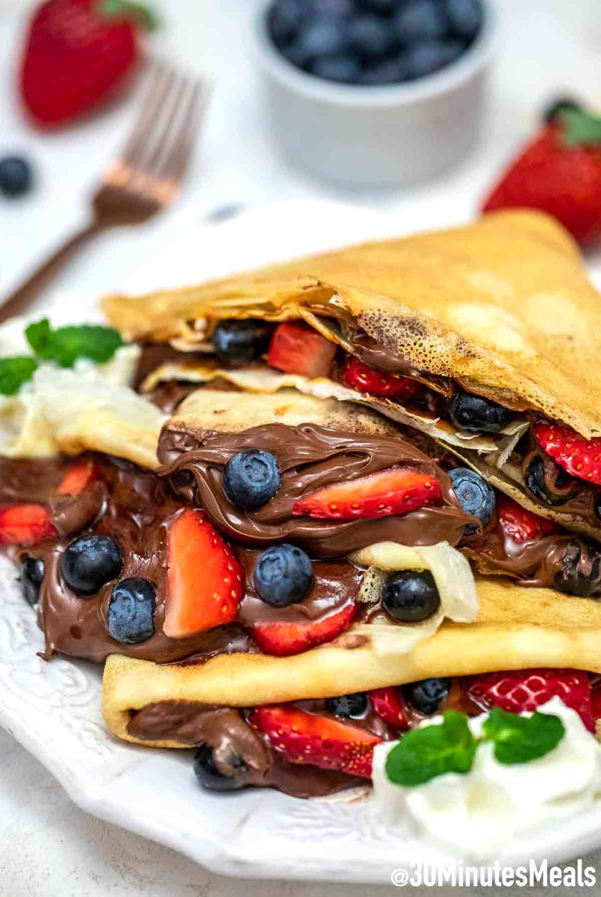 Photo of Crepes with Nutella