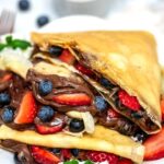 Easy Crepes with berries