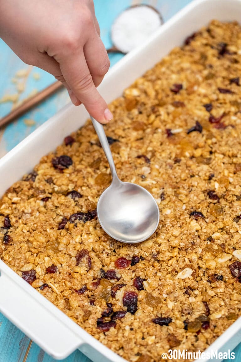 No Bake Granola Bars Recipe 30 minutes meals