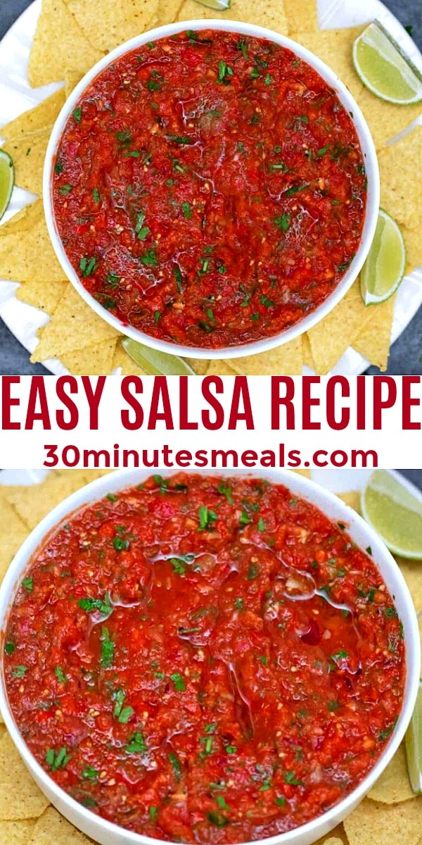 Homemade Salsa Recipe pin