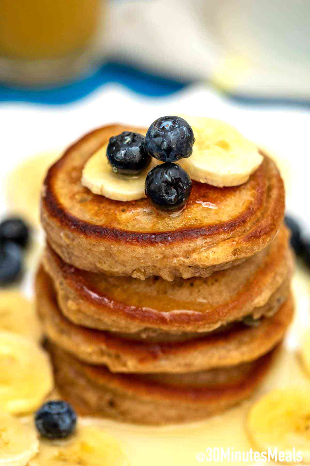 Homemade Oatmeal Pancakes