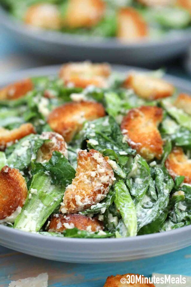 Homemade Caesar Salad Recipe 30 minutes meals