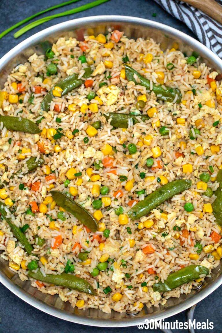 Egg Fried Rice Recipe - 30 minutes meals