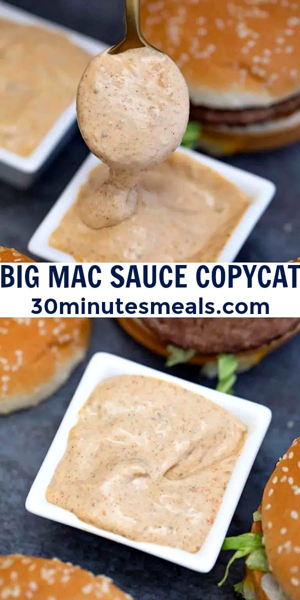easy big mac sauce copycat pin