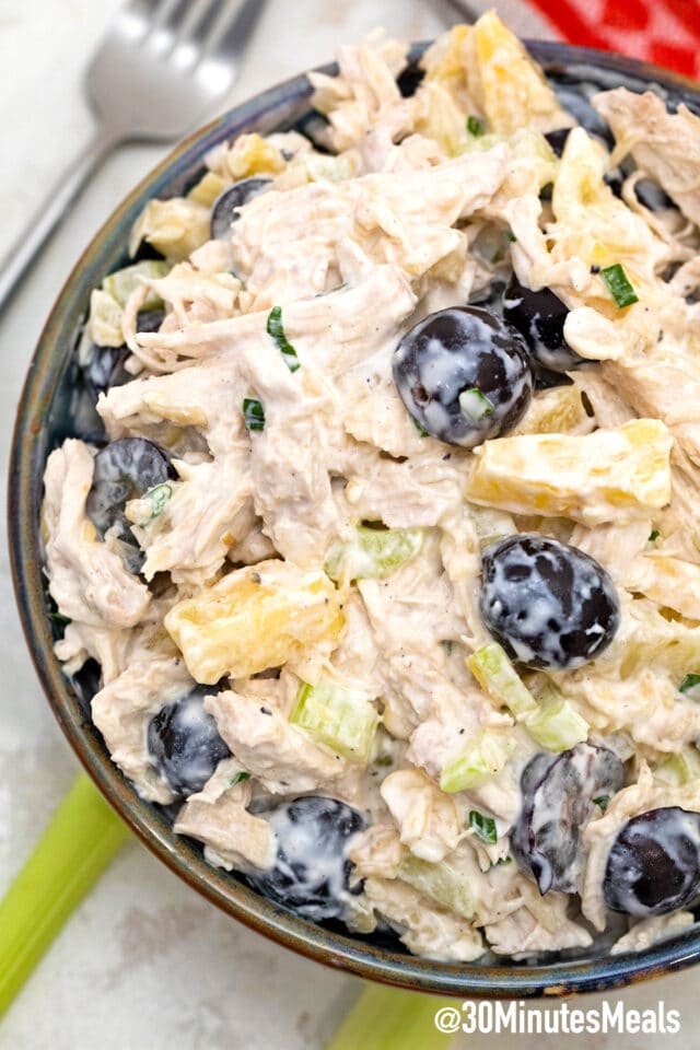 easy chicken pineapple salad