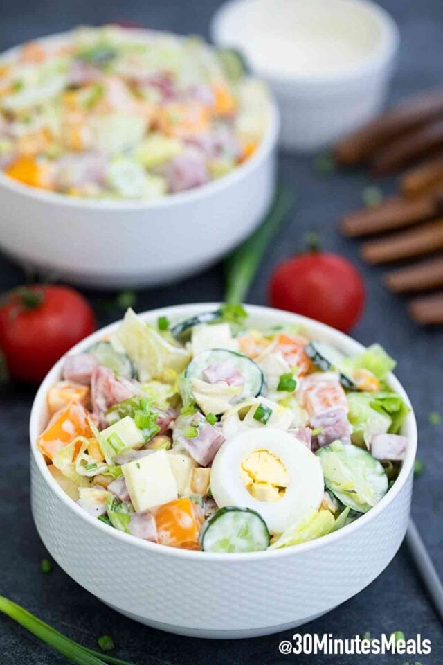 Chef Salad with Ham - 30 minutes meals