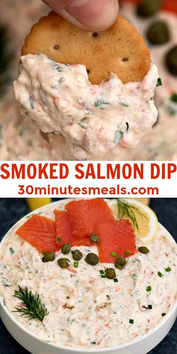 easy smoked salmon dip pin