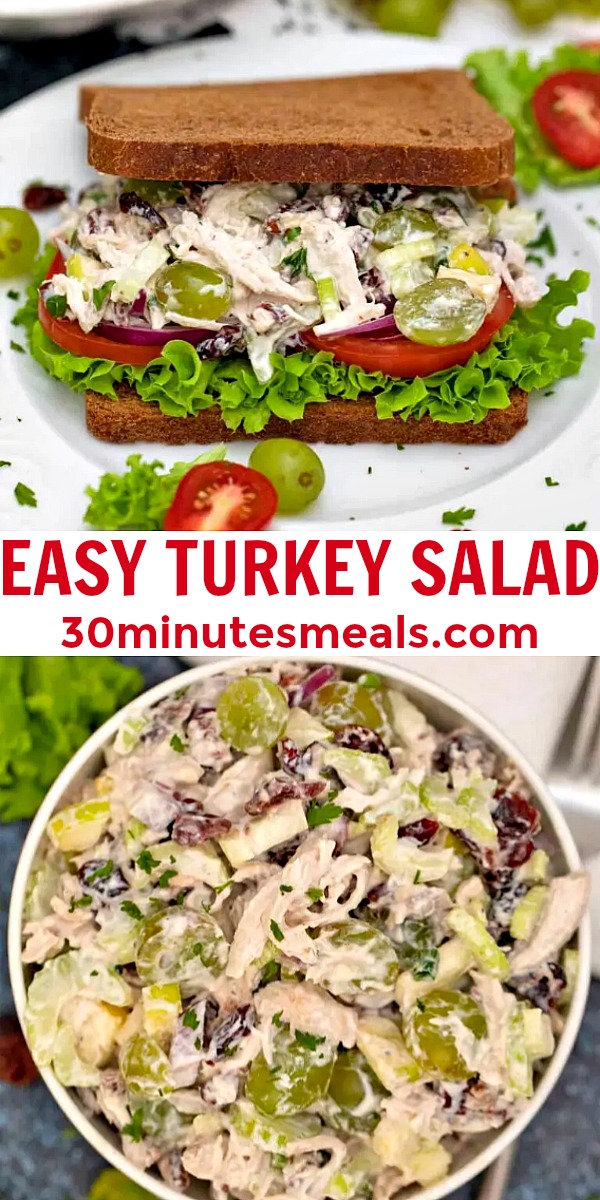 homemade turkey salad pin