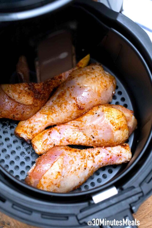 air fryer chicken drumsticks raw