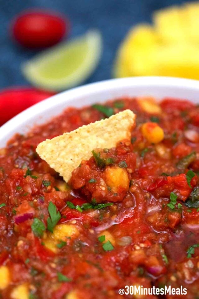 easy mexican mango salsa