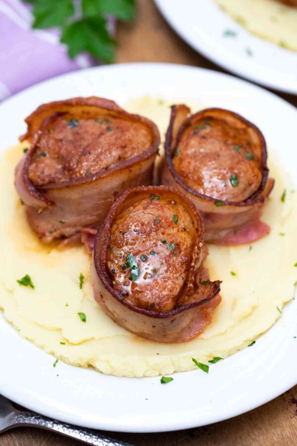 Bacon Wrapped Pork Medallions - 30 minutes meals