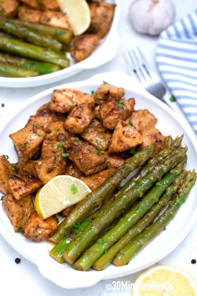 chicken with asparagus and lemon