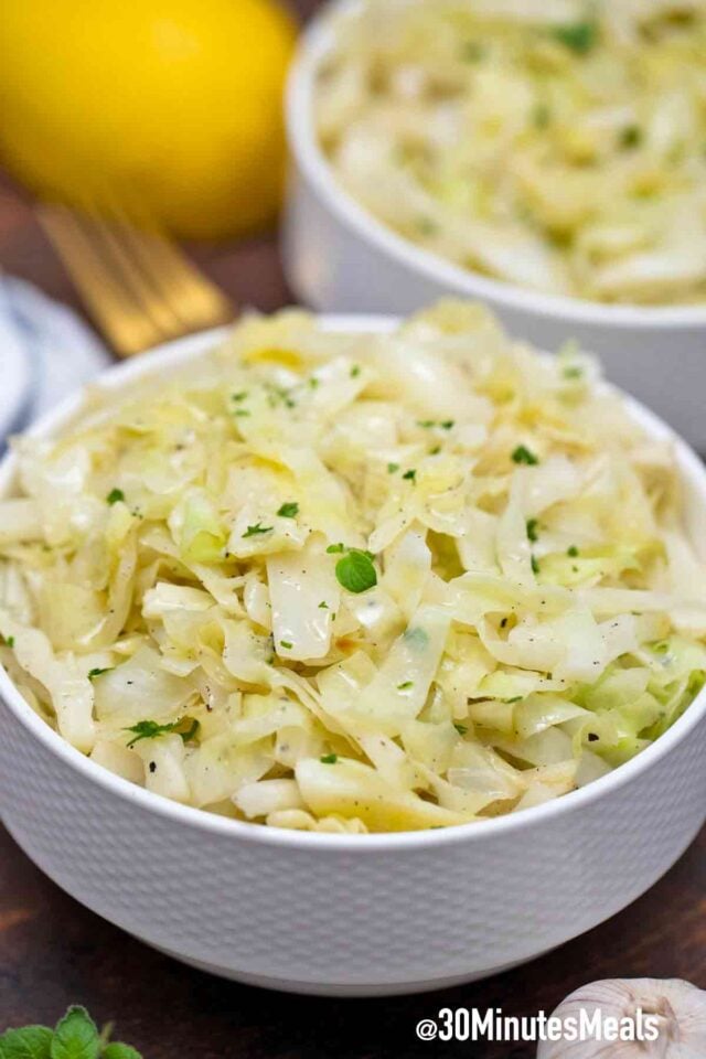 sautéed cabbage with oregano