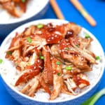 easy shredded chicken teriyaki