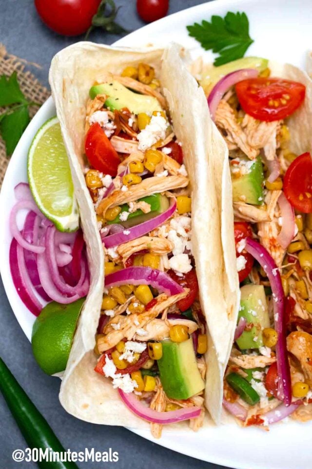 easy chicken tacos