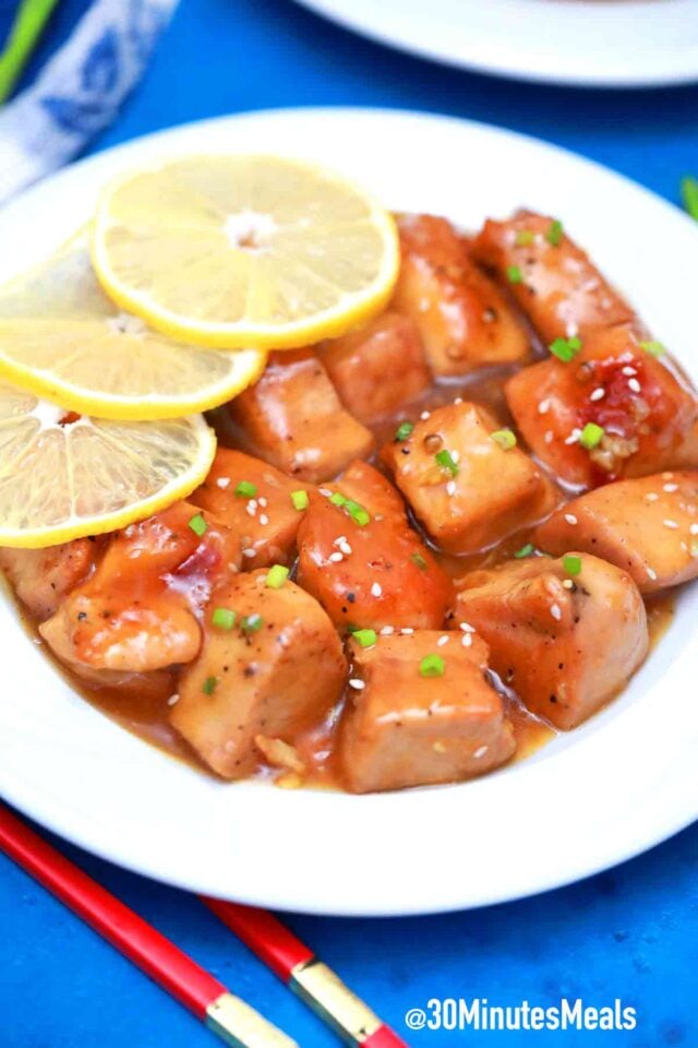 easy low carb chinese lemon chicken recipe