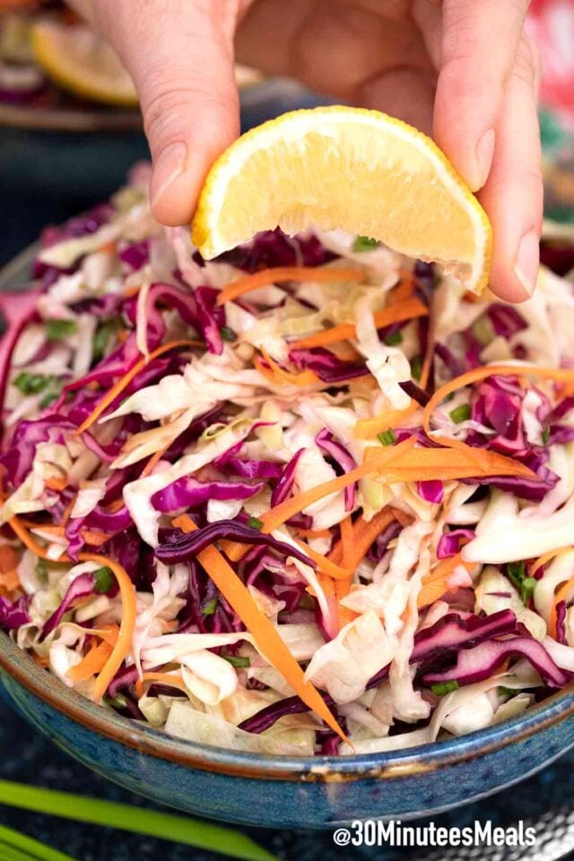 easy raw cabbage salad