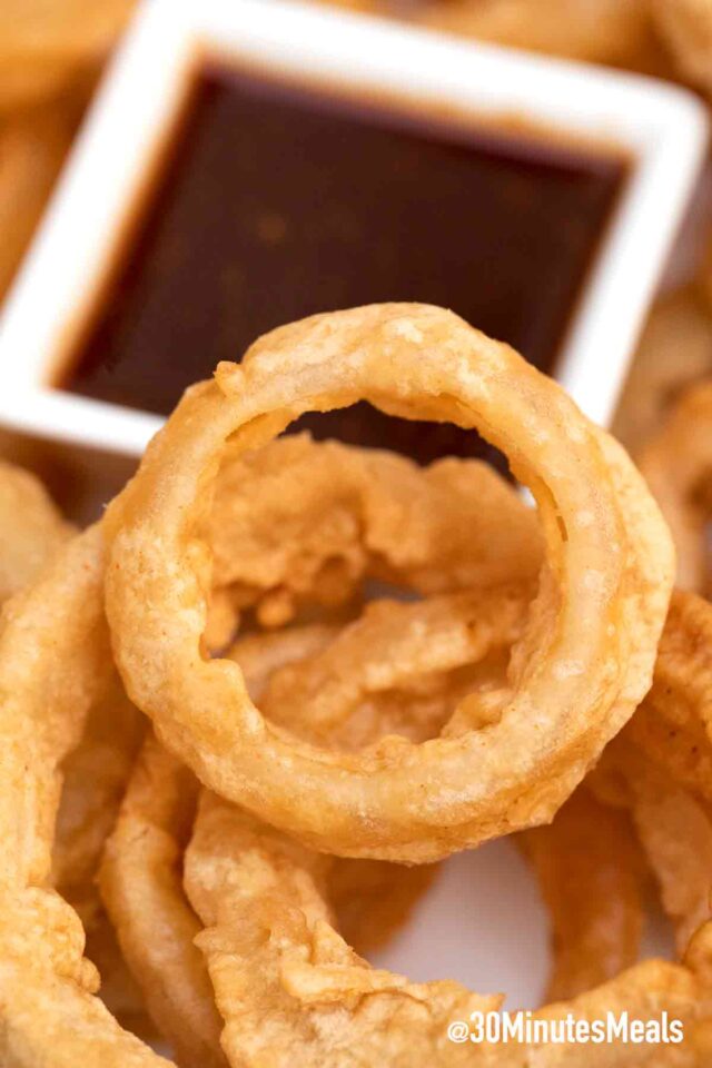 beer battered onion rings