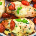 easy one pan caprese chicken