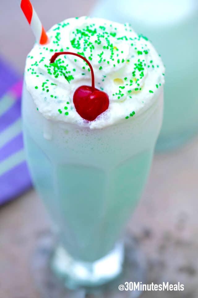 easy shamrock shake recipe