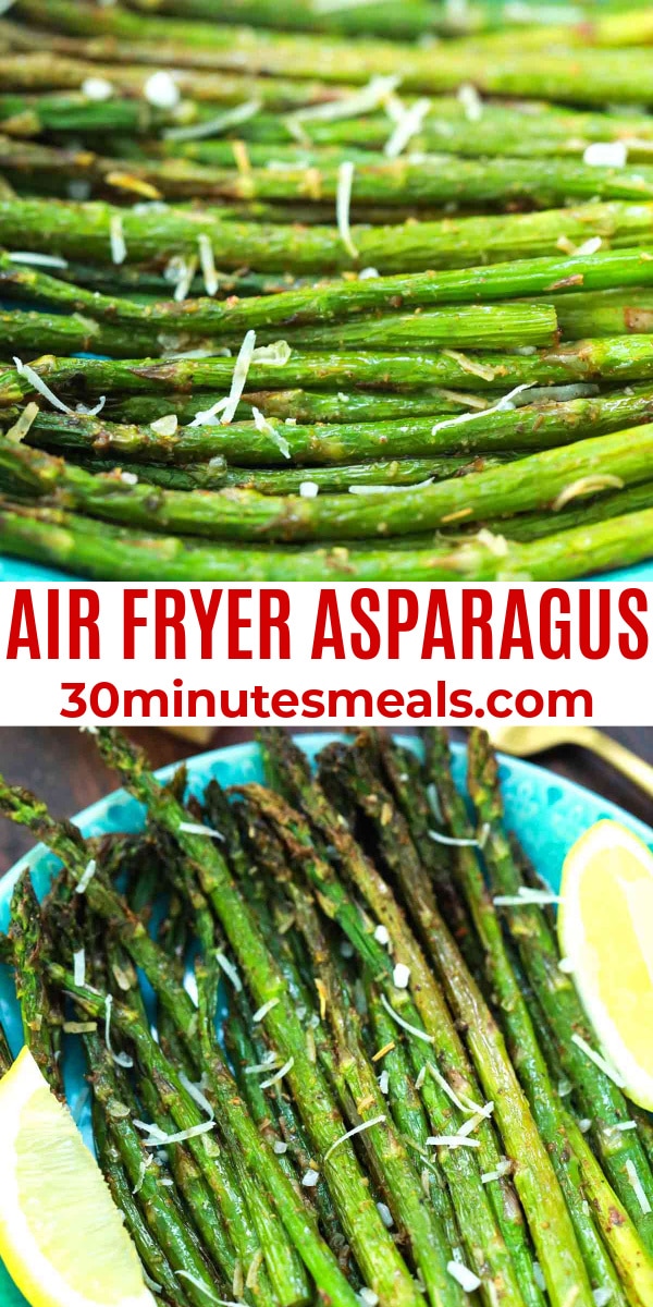 easy air fryer asparagur pin