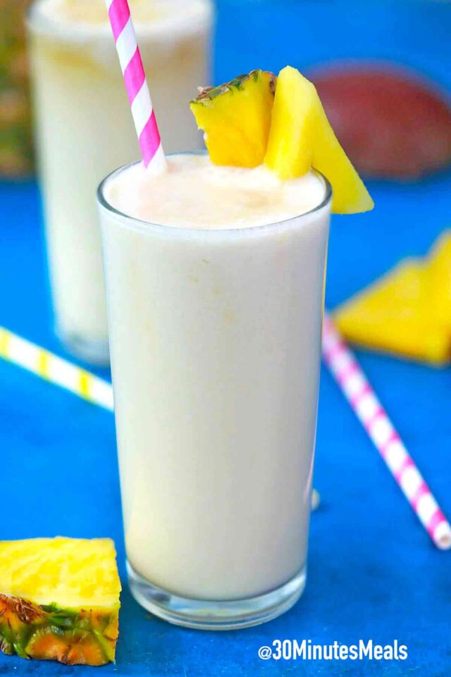 easy mango colada smoothie